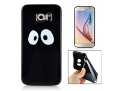 Coque souple NERVOUS EYES noire  pour Samsung Galaxy S6