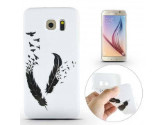 Coque souple PLUMES pour Samsung Galaxy S6