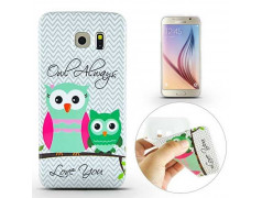 Coque souple HIBOU LOVE pour Samsung Galaxy S6