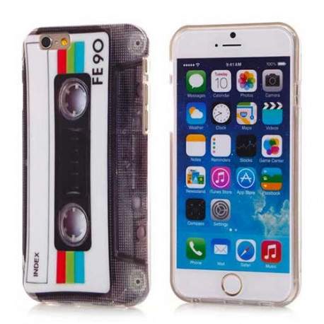 Coque souple CASSETTE pour iPhone 6 et 6S