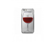 Coque CRYSTAL VERRE DE VIN en relief pour iPhone 6 et iPhone 6S