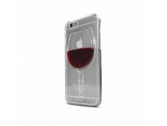 Coque CRYSTAL VERRE DE VIN en relief pour iPhone 6 et iPhone 6S