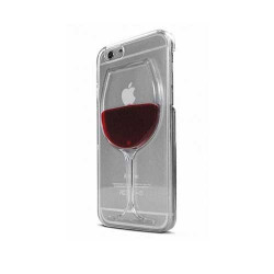 Coque CRYSTAL VERRE DE VIN en relief pour iPhone 6 et iPhone 6S