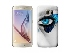 Coque bleu eyes pour Samsung Galaxy S7 EDGE