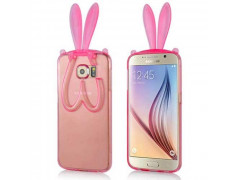 Coque LAPIN rose pour Samsung Galaxy S6