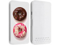 Etui portefeuille cuir DONUTS 2 Samsung Galaxy A5 2016