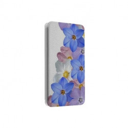 Etui portefeuille cuir FLEURS  3 Samsung Galaxy A5 2016