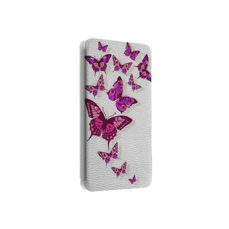 Etui portefeuille cuir VOL PAPILLONS Samsung Galaxy A5 2016