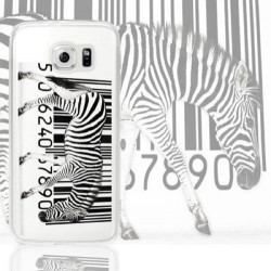 Coque ZEBRE CODE BARRE pour samsung galaxy S7 EDGE