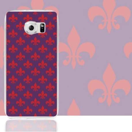 Coque FLEUR DE LYS pour samsung galaxy S7 EDGE