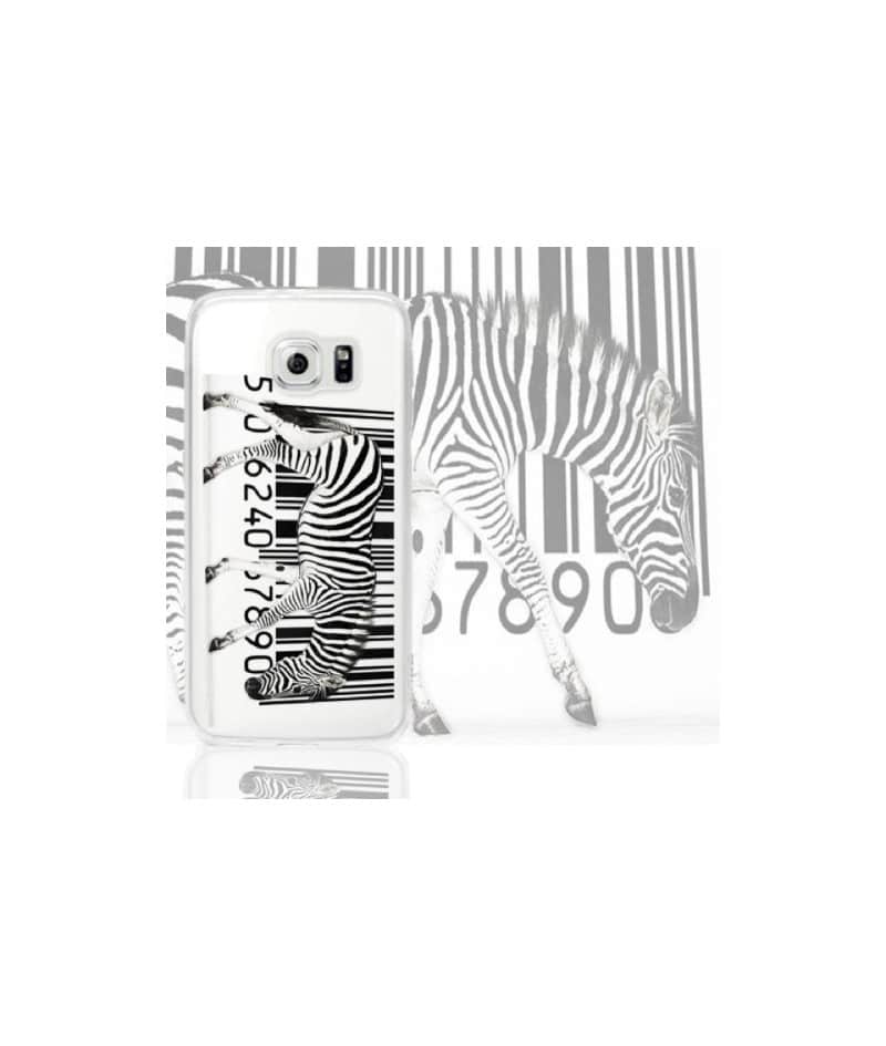 Coque Zebre Code Barre Pour Samsung Galaxy S6