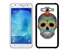 Coque crane fleuri pour samsung galaxy J3