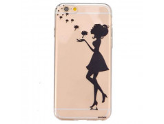 Coque souple transparente LITTLE GIRL pour iPhone 6 et iPhone 6S