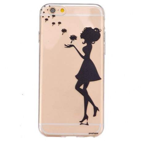 Coque souple transparente LITTLE GIRL pour iPhone 6 et iPhone 6S