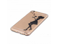 Coque souple transparente LITTLE GIRL pour iPhone 6 et iPhone 6S