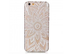 Coque souple transparente FLOWER 2 pour iPhone 6 et iPhone 6S