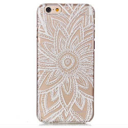 Coque souple transparente FLOWER 2 pour iPhone 6 et iPhone 6S