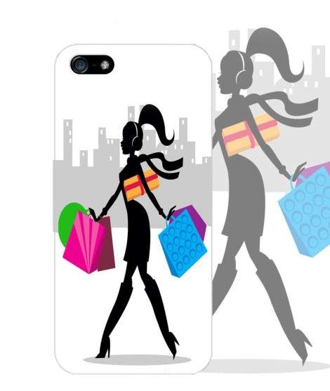 Coque COLORFUL SHOPPING pour Iphone 7