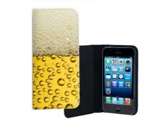 ETUI CUIR BIERE POUR IPHONE 6/6S