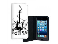 ETUI CUIR Born to rock POUR IPHONE 6/6S