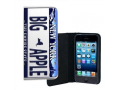 ETUI CUIR BIG APPLE POUR IPHONE 5/5S