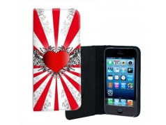 ETUI CUIR BIG LOVE POUR IPHONE 5/5S