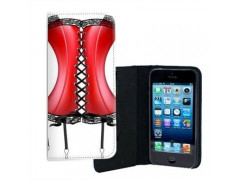 ETUI CUIR BUSTIER POUR IPHONE 5/5S