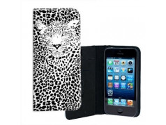 ETUI CUIR TIGRE 2 POUR IPHONE 5/5S