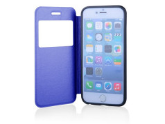 Etui FENETRE FOLIO bleu pour iPhone 6 ( 4.7 )