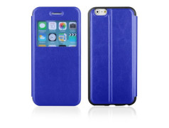 Etui FENETRE FOLIO bleu pour iPhone 6 ( 4.7 )