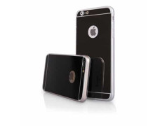 Coque MIROIR noire semi rigide pour iPhone 6  et 6S