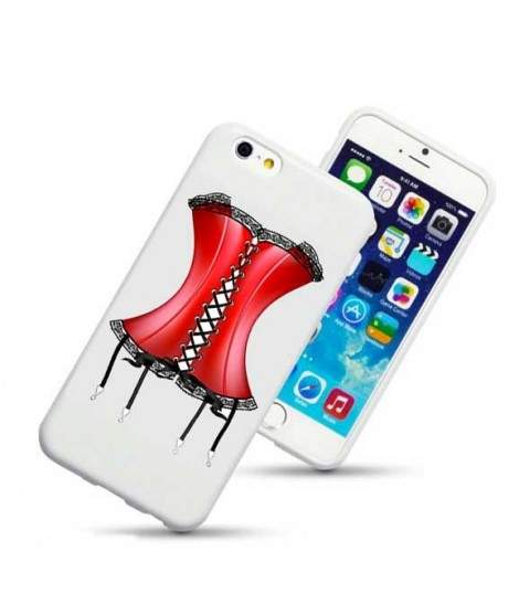 Coque CORSET ROUGE pour Iphone 7