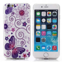 Coque PAPILLONS FLOWERS pour iPhone 6 et iPhone 6S