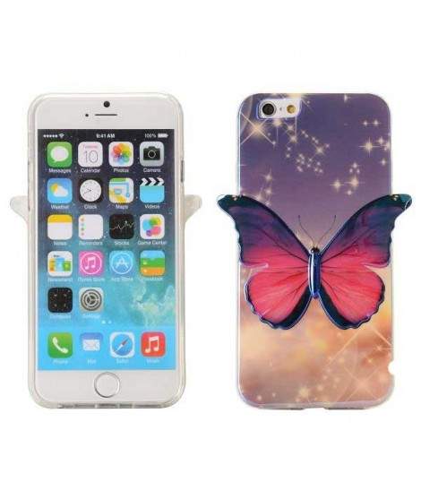 Coque PAPILLON 3D 1 pour iPhone 6 et iPhone 6S