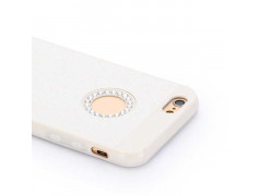 Coque souple HOLE LUXURY blanche pour iPhone 6 et 6S