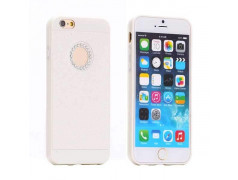 Coque souple HOLE LUXURY blanche pour iPhone 6 et 6S