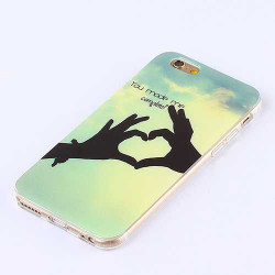 Coque souple HAND LOVE pour iPhone 6 et 6S