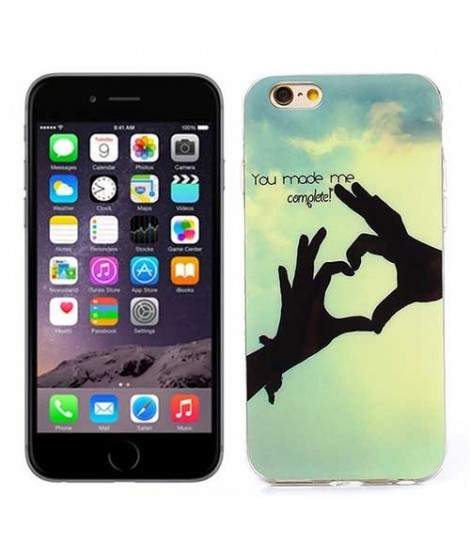 Coque souple HAND LOVE pour iPhone 6 et 6S