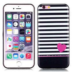 Coque souple STRIPES pour iPhone 6 et 6S