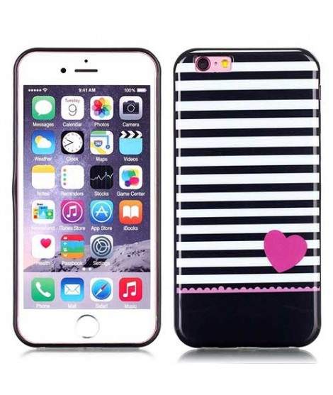 Coque souple STRIPES pour iPhone 6 et 6S