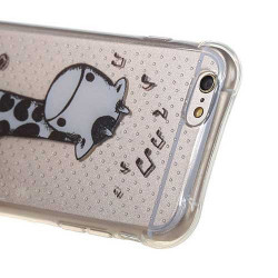 Coque souple transparente GIRAFFE pour iPhone 6 et iPhone 6S