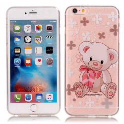 Coque souple transparente OURSON pour iPhone 6 et iPhone 6S