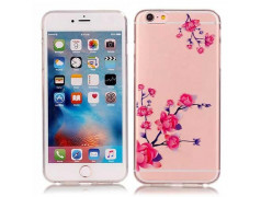 Coque souple transparente FLOWERS pour iPhone 6 et iPhone 6S