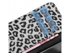 Etui cuir portefeuille LEOPARD pour iPhone 7