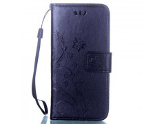 Etui cuir portefeuille FASHION NOIR pour iPhone 7