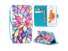 Etui cuir portefeuille ART pour iPhone 7