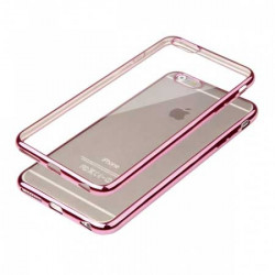 Coque CRYSTAL DELUXE ROSE souple pour iPhone 6 et 6S