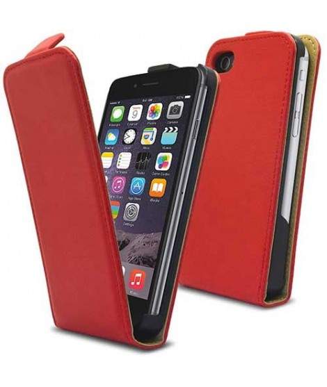 Etui cuir rouge pour iPhone 6 et 6S