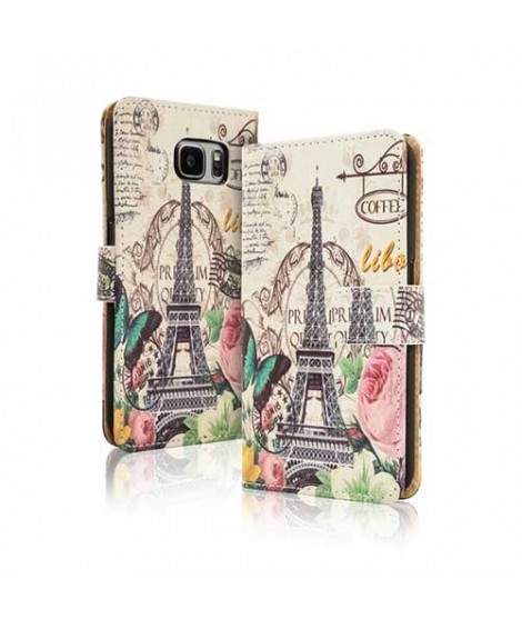 Etui cuir portefeuille PARIS pour iPhone 6 et 6S