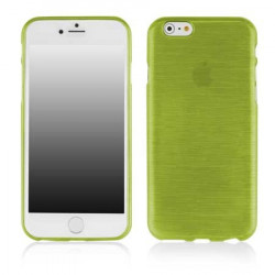 Coque silicone EFFET METAL verte pour iPhone 6 et 6S